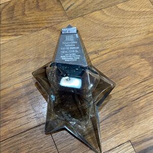 Thierry Mugler Star-Shaped Silver Perfume Bottle Barely * used *